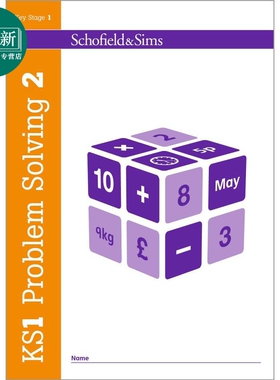KS1 Problem Solving 2 英国Schofield小学教辅 KS1数学应用题解题书2 英文原版 幼小数学学习教辅 进口图书 又日新