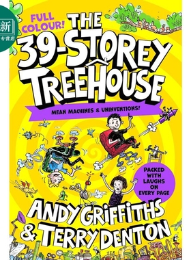 树屋故事3 全彩版 39层小屁孩树屋历险记The 39-Storey Treehouse Colour Edition英文原版 儿童漫画故事小初文学 又日新