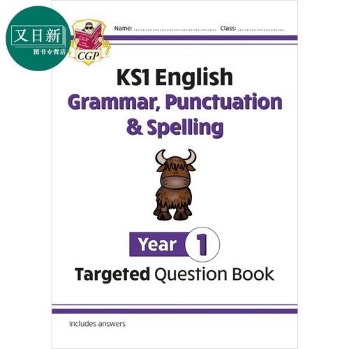 KS1英语针对问题书语法标点拼写