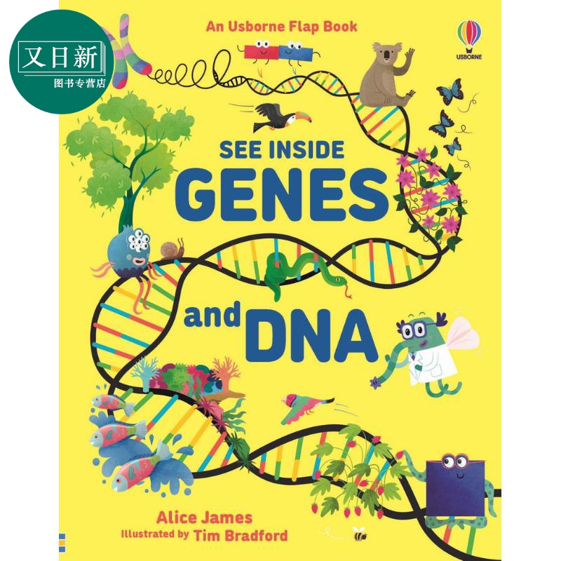 See Inside Genes and DNA尤斯伯恩看里面:基因与DNA英文原版进口图书儿童科普绘本知识百科图书精装童书又日新