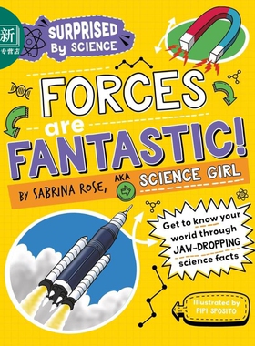 科学的惊喜系列 力量很奇妙 Surprised by Science Forces are Fantast 英文原版 儿童科普读物百科知识绘本 精装 又日新