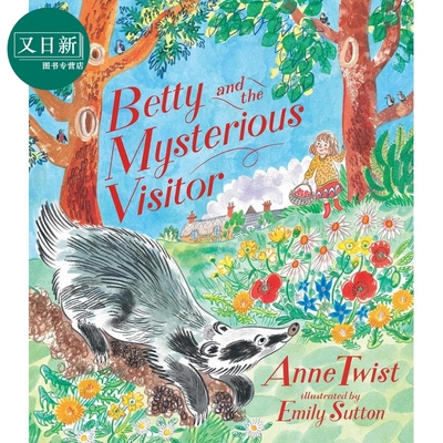 贝蒂的神秘访客 Emily Sutton Betty and the Mysterious Visitor 英文原版 动物故事绘本 精装精品绘本 进口童书 又日新