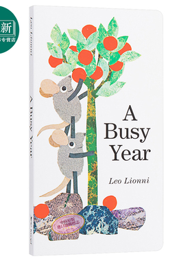 凯迪克大奖作者A Busy Year忙碌的一年LeoLionni李欧李奥尼英文原版 纸板书 月份学习 友谊绘本