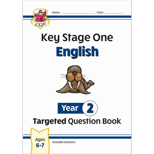 New KS1 English Year 2 Targeted Question Book KS1英语二年级目标题集练习册 英文原版进口 小学教辅参考书 又日新