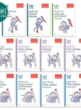 英国S&S教辅 WriteWell 1-11 书写训练系列11册 5-12岁 英文原版进口图书 英语连笔书写技能 词汇单词字母拼写 又日新