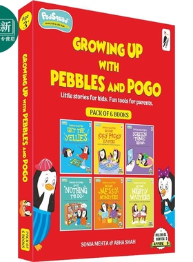 巴布与巴哥的成长6册套装 Growing Up with Pebbles and Pogo, 6 Volume Set (PB) 英文原版 儿童绘本故事书 进口 又日新
