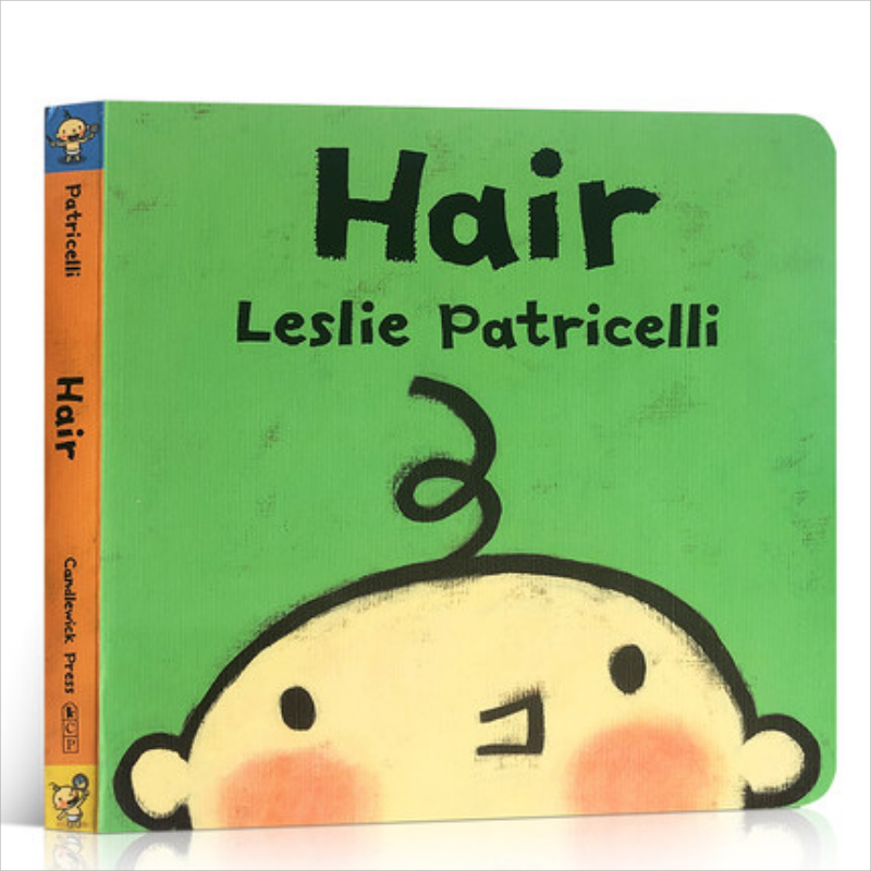 一根毛一毛小孩生活习惯丛书 梳头发 Hair Leslie Patricelli 幼儿入门启蒙认知纸板书亲子互动 英文原版 0-3岁