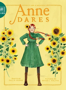 Anne Dares 青少年插画小说 有勇气的安妮 图像小说章节书英文原版 小初文学 儿童故事图画书 Abigail Halpin 又日新