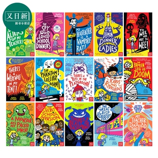 伊兹和朋友们1-15 共15册 英文原版 Izzy and Friends 儿童文学 爆笑小学生活故事小说 外星宝宝抓走了我的老师 又日新