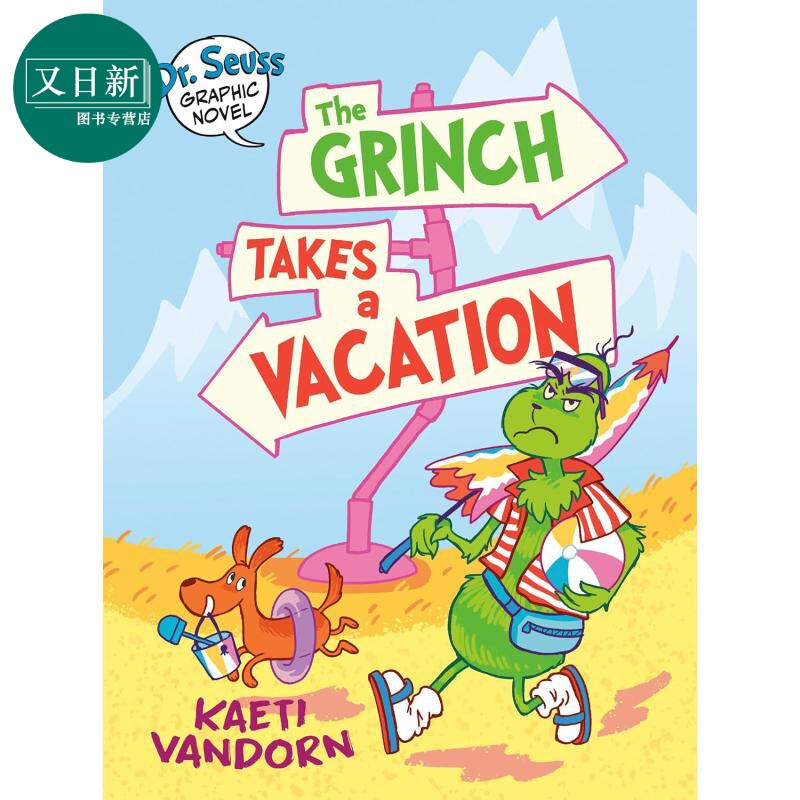 桥梁漫画 苏斯博士 格林奇的度假 Dr. Seuss Graphic Novel The Grinch Takes a Vacation 英文原版 儿童图画小说 又日新