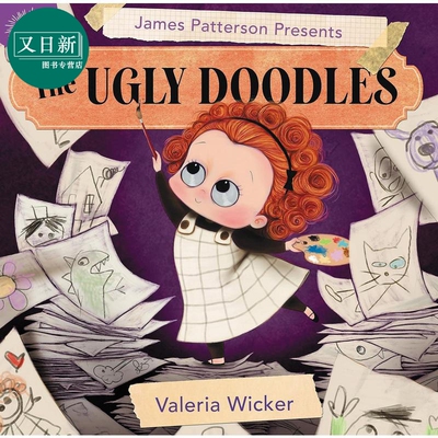 丑丑的涂鸦 Valeria Wicker The Ugly Doodles 英文原版 儿童绘本 故事图画书 精装精品绘本 进口读物 搞笑故事书 又日新