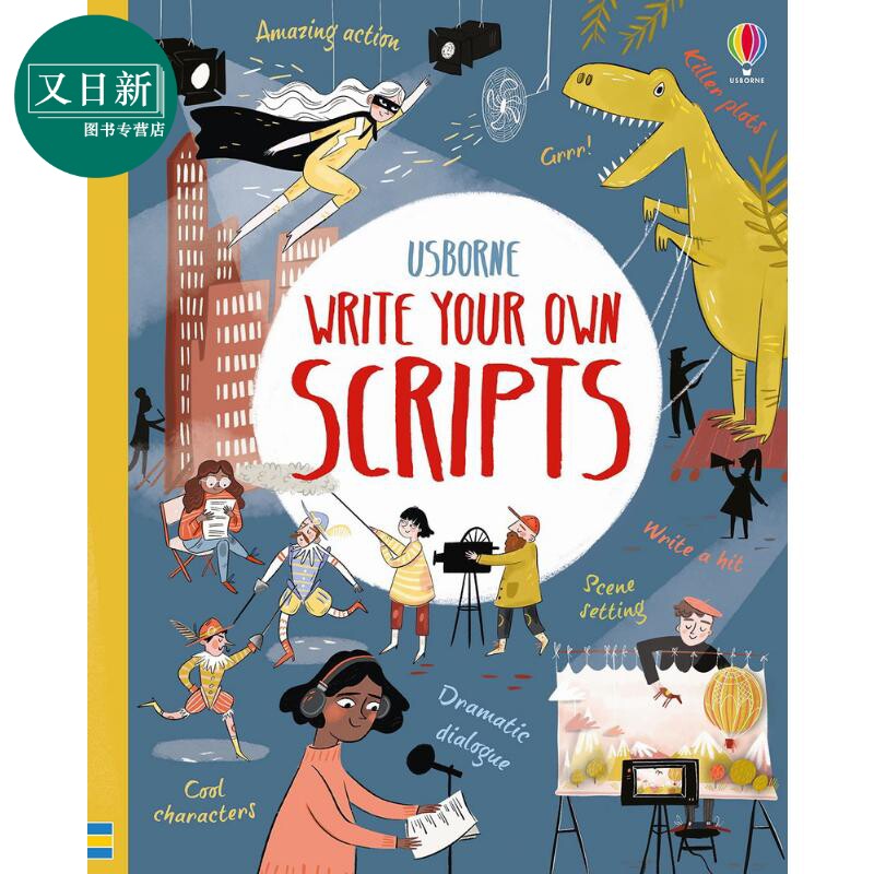 WRITE YOUR OWN SCRIPTS自己写:脚本创作英文原版进口童书儿童工具书故事写作参考书精品儿童读物编剧写作又日新_虎窝淘
