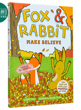 Gergely Dudas 狐狸与兔子2 Fox & Rabbit 2 Make Believe 英文原版小初文学 桥梁漫画图像小说 进口图书故事书 又日新