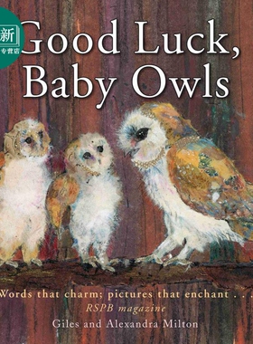 Good Luck Baby Owls 幸运的猫头鹰宝宝 英文原版 进口原版 3岁到5岁 儿童图画书 Alexandra Milton绘