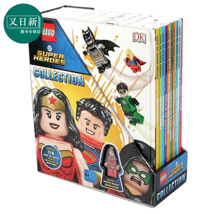 Super 乐高超级英雄人物设定全解 1个乐高公仔 又日新 预售 10册 heroes Lego inc books Collection 英文原版 toy