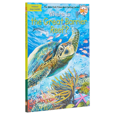 预售 Where Is the Great Barrier Reef 哪里是大堡礁 Where Is系列 儿童地理文化科普文学 英文原版 7-12岁