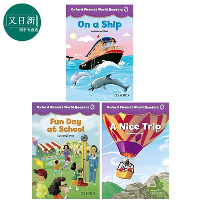 英文原版牛津自然拼读趣味绘本读物 Oxford Phonics World Readers Level 4级别3本 牛津儿童读物opw英语分级绘本 又日新