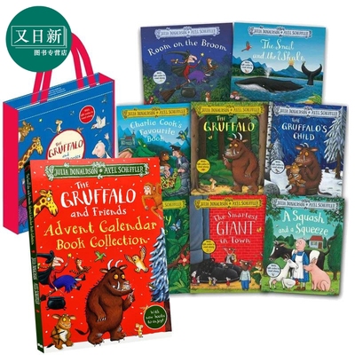 朱莉娅唐纳森 Julia Donaldson 儿童故事绘本32册套装 咕噜牛与朋友的历险旅程 有声故事包 英文原版 进口图书 又日新