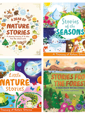 Little Nature Stories 自然的小故事英文原版儿童绘本 动植物科普绘本 Stories of the Seasons from the Forest 又日新