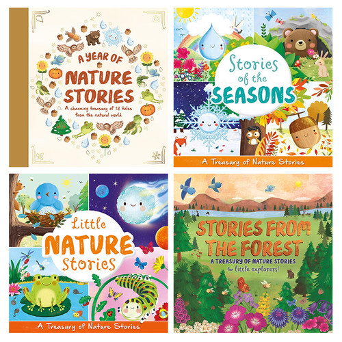 Little Nature Stories 自然的小故事英文原版儿童绘本 动植物科普绘本 Stories of the Seasons from the Forest 又日新