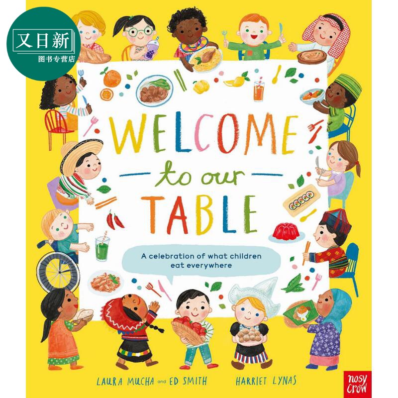 Welcome to Our Table 欢迎来到我们的餐桌 英文原版 儿童百科绘本 科学知识图画书 精装精品绘本 进口儿童读物 又日新