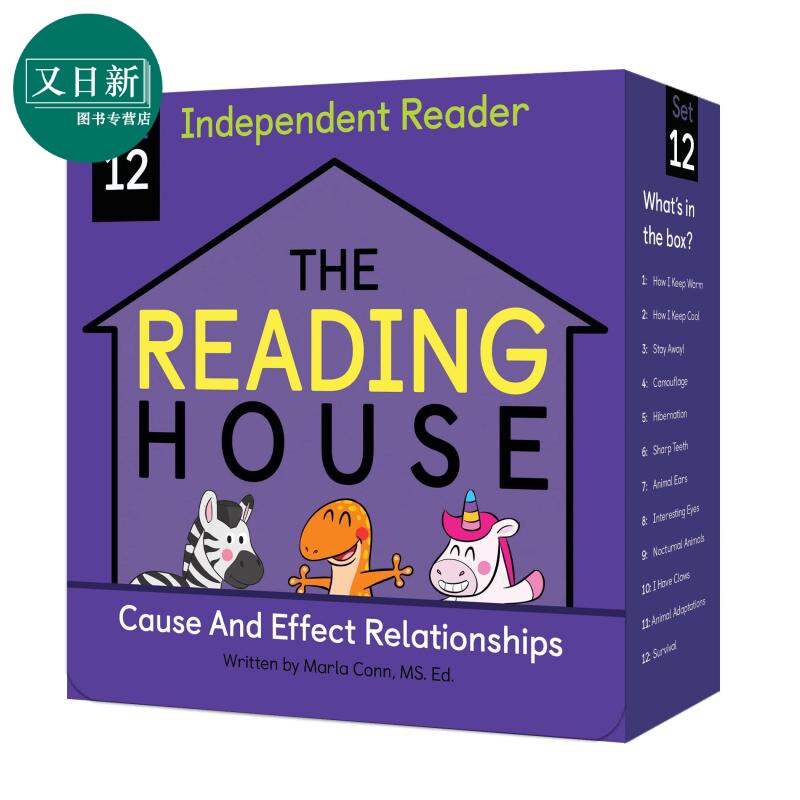 The Reading House Set 12 Cause & Effect 阅读小房子12级 英文原版 儿童绘本 分级阅读 Marla Conn 4-8岁 又日新