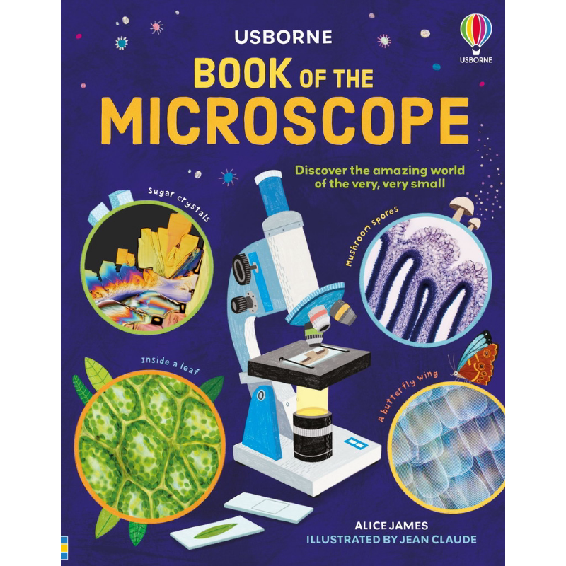 显微镜的世界Book of the Microscope英文原版 儿童科普绘本 知识百科图画书 精装精品绘本 进口儿童读物Usborne 又日新