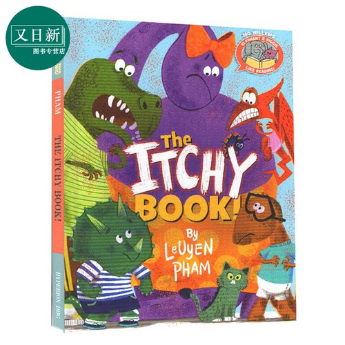 英文原版绘本 The Itchy Book 精装小猪小象第2季 Elphant and Piggie Like Reading 莫威廉斯 Mo Willems