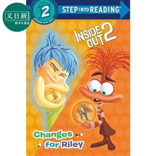 Riley Reading into 兰登阅读进阶2 Disney for 英文原版 Changes Step Out Inside 又日新 进口 迪士尼头脑特工队