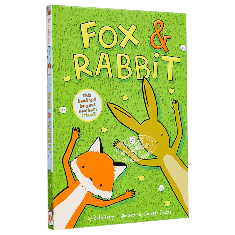 Gergely Dudas狐狸与兔子 Fox& Rabbit英文原版小初文学桥梁漫画图像小说进口图书儿童章节书故事漫画书又日新