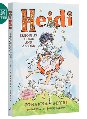 海蒂 英文原版小说 Heidi Lessons at Home and Abroad 儿童文学经典 儿童小说 中小学生英语课外阅读 暑期书单 又日新进口