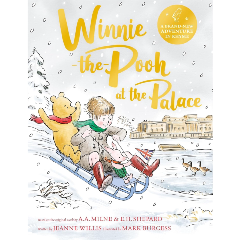 维尼在宫殿 Winnie-the-Pooh at the Palace 英文原版 儿童绘本故事书 精装绘本 进口小初文学 小熊维尼的故事 又日新