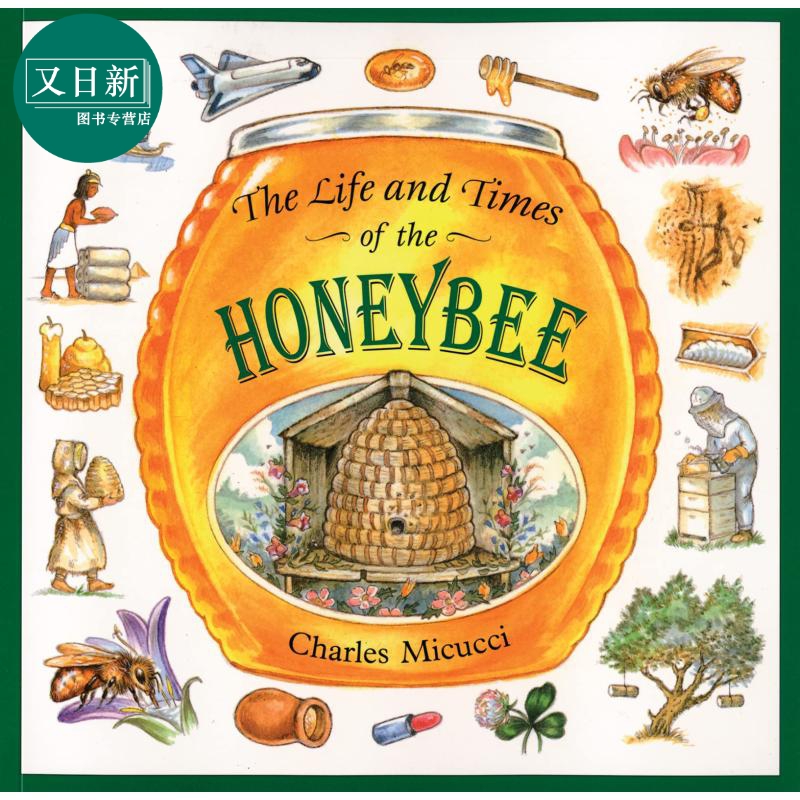 The Life and Times of the Honeybee蜜蜂的生活英文原版儿童绘本科普读物 C. Micucci 6-9岁又日新