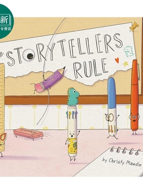 创作故事的规则 The Storytellers Rule 英文原版 儿童绘本 故事图画书 精装绘本 进口儿童读物4-8岁 搞笑幽默 又日新
