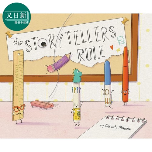 创作故事的规则 The Storytellers Rule 英文原版 儿童绘本 故事图画书 精装绘本 进口儿童读物4-8岁 搞笑幽默 又日新
