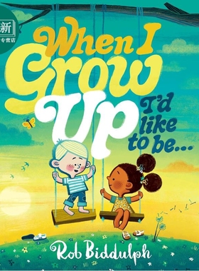 预售 当我长大 我会成为... When I Grow Up Id Like To Be... 英文原版 儿童绘本 图画故事书 进口童书 精装 3岁以上 又日新
