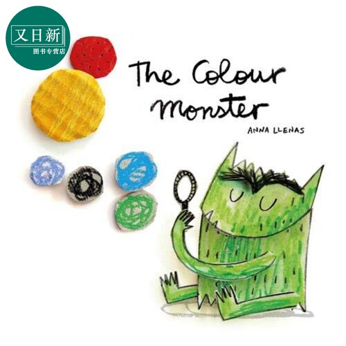 Anna Llenas：The colour monster 有颜色的怪兽 英文原版进口亲子情绪绘本 又日新