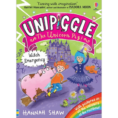 独角猪 失踪的魔法书Unipiggle Witch Emergency英文原版 儿童绘本故事 幽默笑话故事书图画图像小说进口儿童读物 又日新