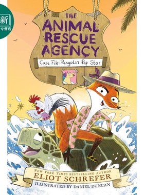 动物救援局2 穿山甲营救档案 The Animal Rescue Agency #2 Case File Pangolin Pop Star 英文原版 儿童章节故事 又日新