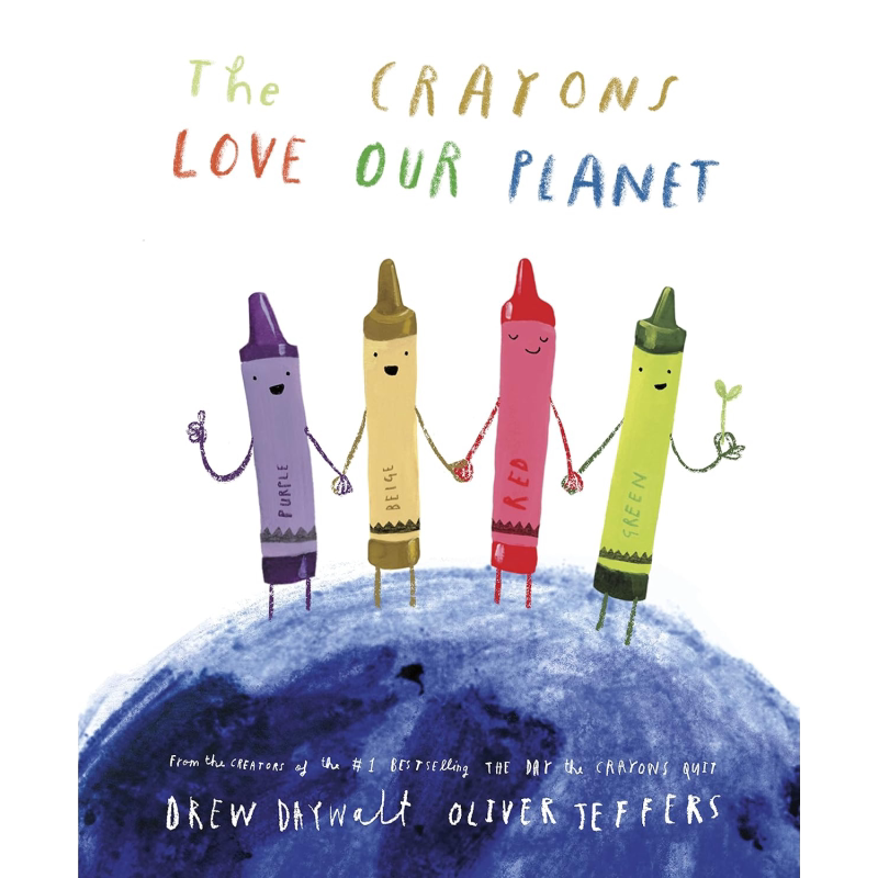 奥利弗.杰弗斯绘本 蜡笔爱地球 Oliver Jeffers The Crayons Love Our Planet 英文原版 儿童绘本故事书 精品绘本 又日新
