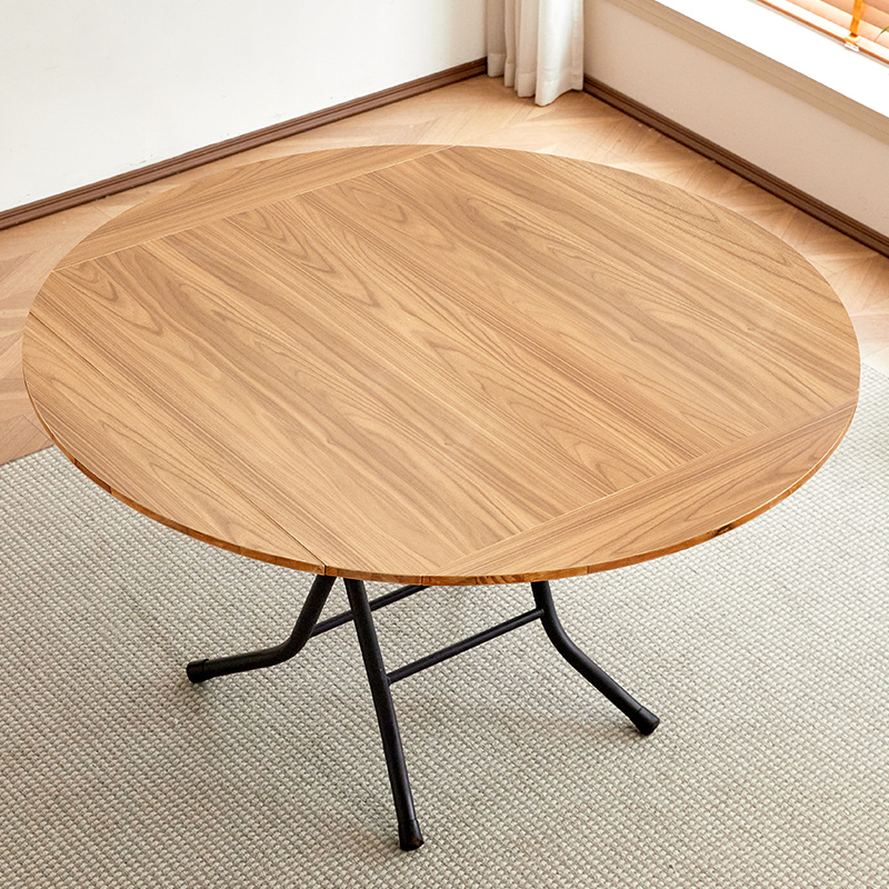 免打孔好安装靠墙站立的折叠餐桌