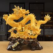 祥龙纳福生肖龙摆件招财青龙助运龙饰品招财葫芦办公摆设开业送礼
