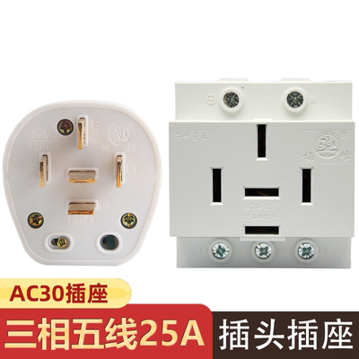 AC30三相五线25A/32A模数化插座