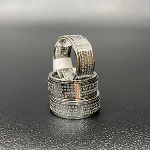 法戒戒指金刚杵已量子加载咒语真言梵文利益无量众生法宝戒指