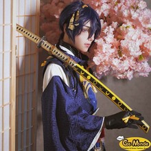 cosmonde刀剑乱舞 cos三日月 宗近cos爷爷出阵战斗服CosPlay服装