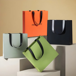 开门红高端手提礼品袋轻奢服装店打包袋定制logo女装店高档包装袋