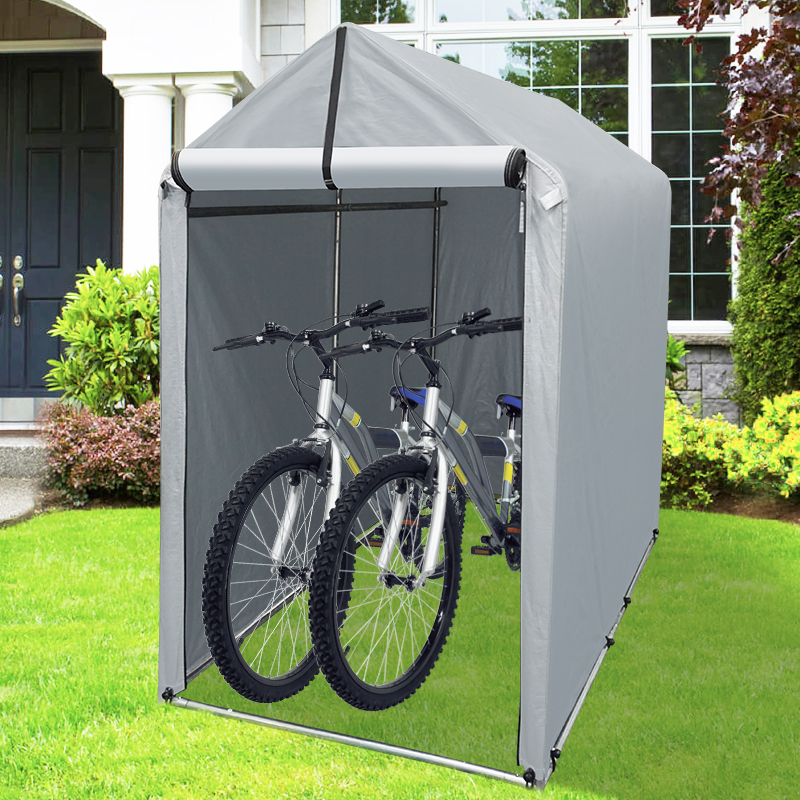 自行车棚子电动车棚便携防雨防尘防晒车棚储物间阳台杂物室雨棚