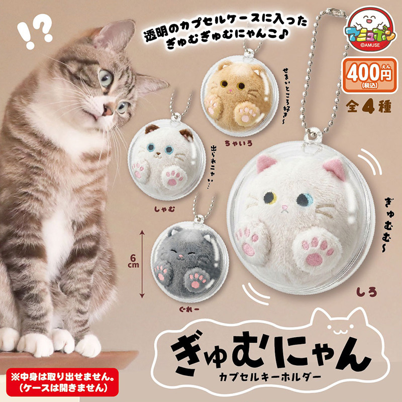 日本正版AMUSE猫咪圆滚滚造型
