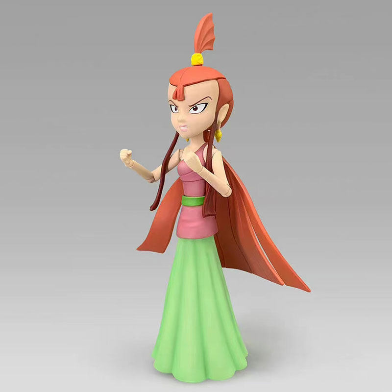 官方正版 央视动画片哪吒传奇 小龙女可动手办人偶1/12模型摆件