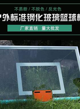 篮球架钢化玻璃板高强度架子大人投篮筐篮球框配件小尺寸篮球板
